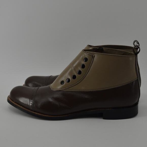 Stacy Adams Mens Size 11 Madison Cap Toe Boots Gatsby Zip - Picture 11 of 13